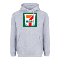 Heather Grey eleven Heavyweight Hoodie - linhVisuals