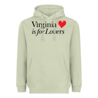 Matcha Virginia Is For Lovers Heavyweight Hoodie - linhVisuals