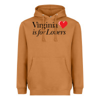 Meerkat Virginia Is For Lovers Heavyweight Hoodie - linhVisuals
