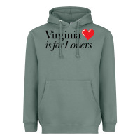 Sage Virginia Is For Lovers Heavyweight Hoodie - linhVisuals