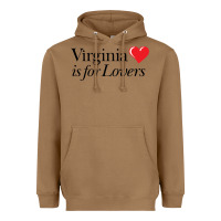 Toasted Coconut Virginia Is For Lovers Heavyweight Hoodie - linhVisuals