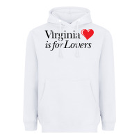 White Virginia Is For Lovers Heavyweight Hoodie - linhVisuals