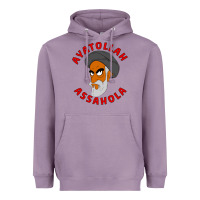 Lavender Ayatollah Assahola Heavyweight Hoodie - linhVisuals