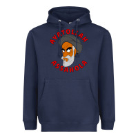 Navy Ayatollah Assahola Heavyweight Hoodie - linhVisuals