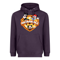 Plum animaniacs funny cats cartoon Heavyweight Hoodie - linhVisuals