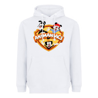 White animaniacs funny cats cartoon Heavyweight Hoodie - linhVisuals
