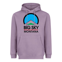 Lavender Big Sky Montana Champion Heavyweight Hoodie - linhVisuals