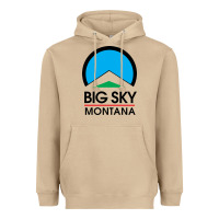 Mushroom Big Sky Montana Champion Heavyweight Hoodie - linhVisuals
