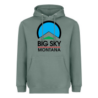 Sage Big Sky Montana Champion Heavyweight Hoodie - linhVisuals