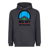 Smoke Big Sky Montana Champion Heavyweight Hoodie - linhVisuals