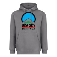 Storm Big Sky Montana Champion Heavyweight Hoodie - linhVisuals