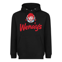 Black Wendy's Heavyweight Hoodie - linhVisuals