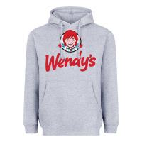 Heather Grey Wendy's Heavyweight Hoodie - linhVisuals