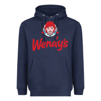 Navy Wendy's Heavyweight Hoodie - linhVisuals