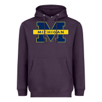 Plum michigan Heavyweight Hoodie - linhVisuals
