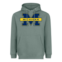 Sage michigan Heavyweight Hoodie - linhVisuals