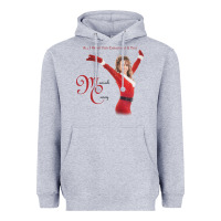 Heather Grey Mariah Carey Merry Christmas vintage retro Heavyweight Hoodie - linhVisuals