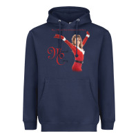 Navy Mariah Carey Merry Christmas vintage retro Heavyweight Hoodie - linhVisuals