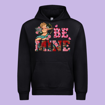 Be Mine Cupid Urban Hoodie Designed By Ranaportraitstore