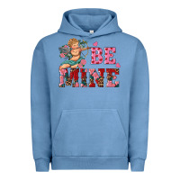 Pigment Pebble Blue be mine cupid Urban Hoodie - RanaPortraitStore