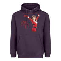 Plum Mariah Carey Merry Christmas vintage retro Heavyweight Hoodie - linhVisuals