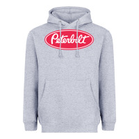 Heather Grey Peterbilt Heavyweight Hoodie - linhVisuals
