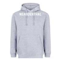 Heather Grey neanderthal funny gift for texas neanderthals Heavyweight Hoodie - linhVisuals