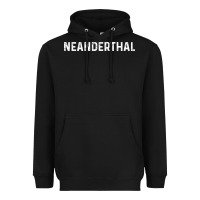 Black neanderthal funny gift for texas neanderthals Heavyweight Hoodie - linhVisuals