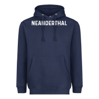 Navy neanderthal funny gift for texas neanderthals Heavyweight Hoodie - linhVisuals