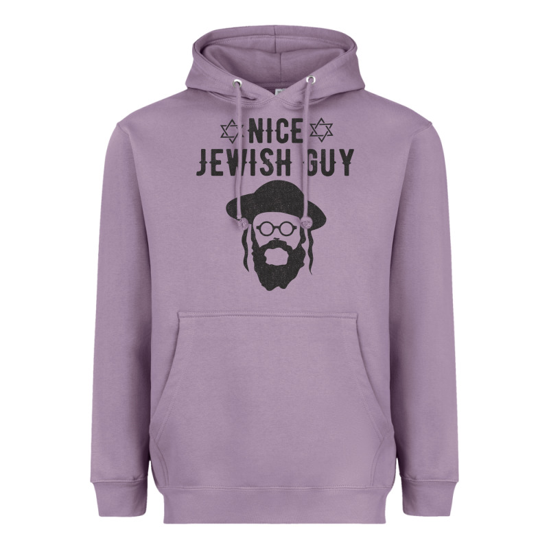 Nice Jewish Guy Funny Gifts For Hanukkah Heavyweight Hoodie by linhVisuals | Teevron