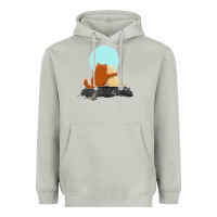 Moon Dust two cats Heavyweight Hoodie - linhVisuals