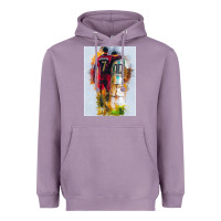 Lavender messi and ronaldo Heavyweight Hoodie - linhVisuals