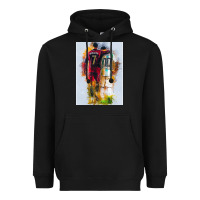 Black messi and ronaldo Heavyweight Hoodie - linhVisuals