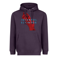 Plum interpol Heavyweight Hoodie - linhVisuals