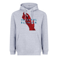 Heather Grey interpol Heavyweight Hoodie - linhVisuals