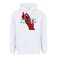 White interpol Heavyweight Hoodie - linhVisuals