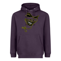 Plum J O K E R Heavyweight Hoodie - linhVisuals