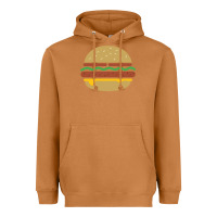 Meerkat vintage burger print Heavyweight Hoodie - linhVisuals