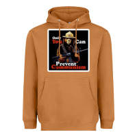 Meerkat only you can prevent communism Heavyweight Hoodie - linhVisuals