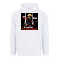 White only you can prevent communism Heavyweight Hoodie - linhVisuals