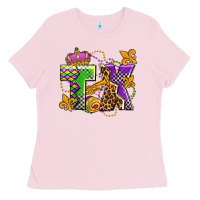 Bubblegum Pink texas mardi gras olivia Ladies Tee - OliviaCreatesArt