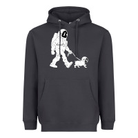 Smoke walking the dog astronaut Heavyweight Hoodie - linhVisuals