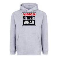 Heather Grey vision street wear tshirt Heavyweight Hoodie - linhVisuals