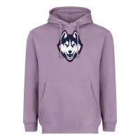 Lavender wolf head tshirt Heavyweight Hoodie - linhVisuals
