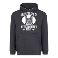 Boston Terrier T  Shirtfunny Boston Terrier Dog Gift I M Only Talking Heavyweight Hoodie | Teevron