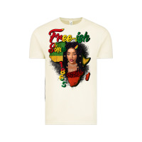 Vintage Arctic Free-ish since 1865 black woman Vintage Tee - FaDigitalArtStudio