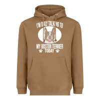 Toasted Coconut boston terrier t  shirtfunny boston terrier dog gift i m only talking Heavyweight Hoodie - linhVisuals