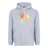 Heather Grey candle t  shirt c a n d l e i n k s p l a s h t  shirt Heavyweight Hoodie - linhVisuals
