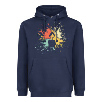 Navy candle t  shirt c a n d l e i n k s p l a s h t  shirt Heavyweight Hoodie - linhVisuals