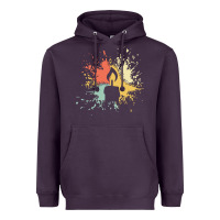Plum candle t  shirt c a n d l e i n k s p l a s h t  shirt Heavyweight Hoodie - linhVisuals
